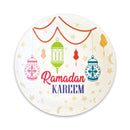 White & Colourful 'Hanging Lantern' Disposable Paper Plate & Cup Set