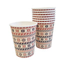 Red & Navy 'Palestinian Tapestry' Disposable Paper Plate & Cup Set