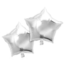 Pack of 2 Silver Star Eid & Ramadan Foil Balloon (45cm)