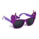 Purple Glitter Unicorn Novelty Fancy Dress Glasses