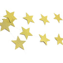 Gold Glitter Star Hanging Garland - 2 meters