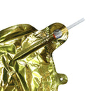 Red Plate Multicolour Tableware & Gold Eid Mubarak Foil Balloons Set