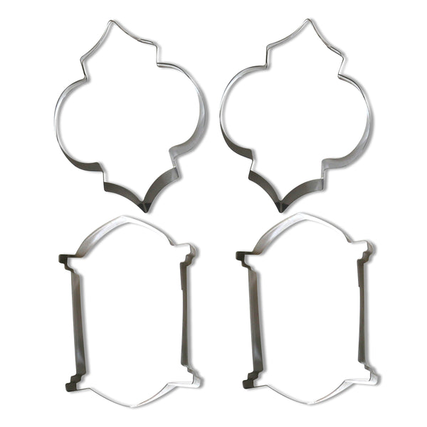 Pack Of 4 Lantern Cookie / Biscuit Cutters - 2 x Fez + 2 x Midnight Lanterns