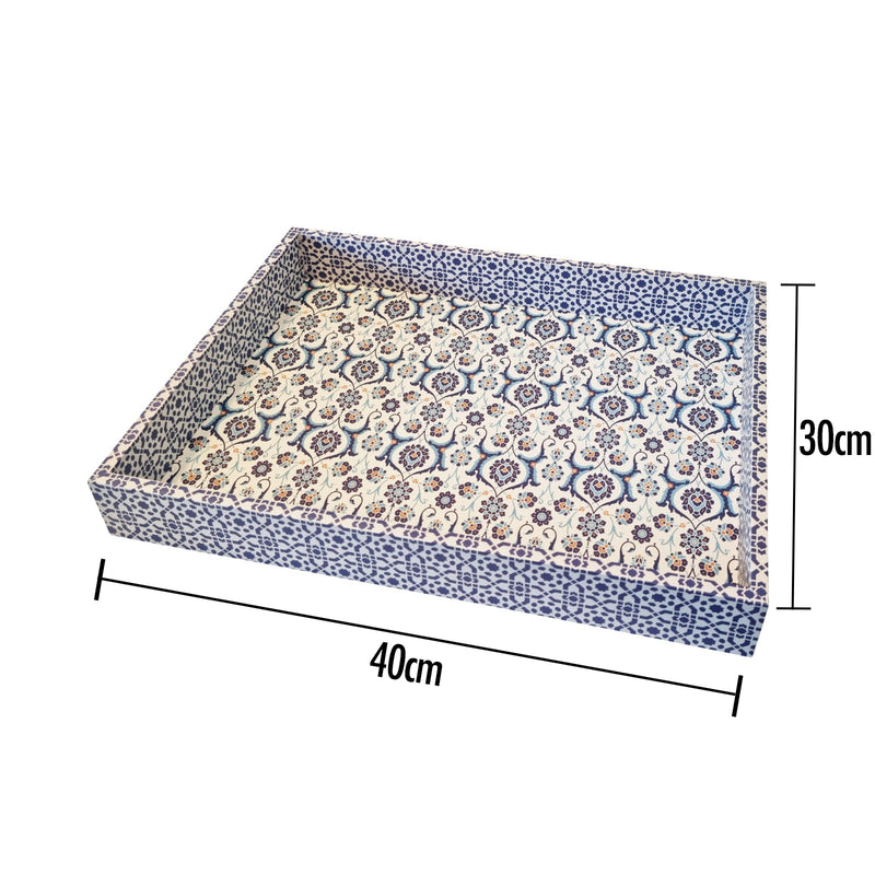 Ottoman Wooden Iftar Tray Set - Tea Serving Trays