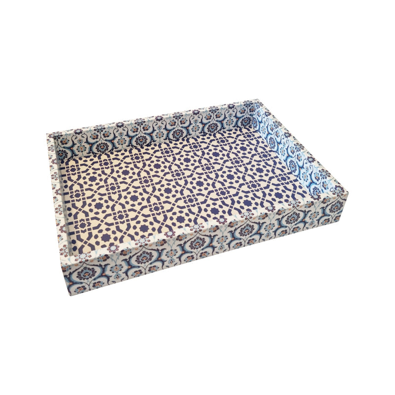 Ottoman Wooden Iftar Tray Set - Tea Serving Trays