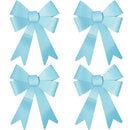 Pack of 4 Medium Glitter Eid Gift Bows (Various Colours)