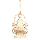 Small Natural Wooden Ramadan Kareem Hanging Lantern Hanging Decorations