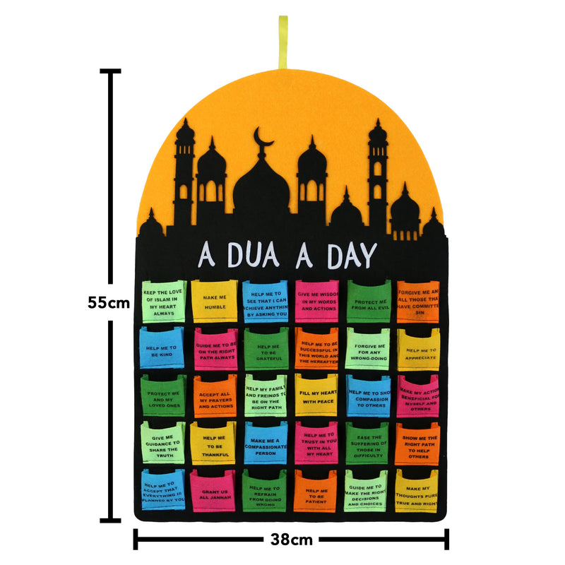 'A Good Deed a Day' & 'A Dua A Day' Felt Ramadan Calendars Twin Pack