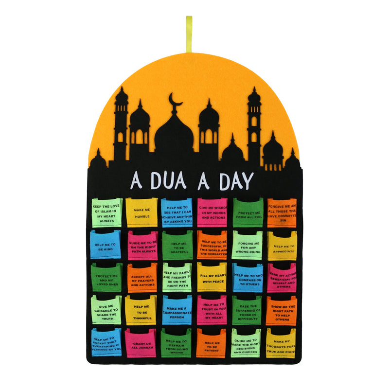 'A Good Deed a Day' & 'A Dua A Day' Felt Ramadan Calendars Twin Pack