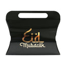 Black & Gold 'Eid Mubarak' Money Gift Pouches Favour Boxes 6 Pack