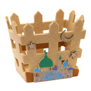 Beige Felt Moon, Star & Mosque Gift Baskets (Pack of 2)