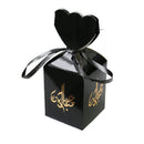 Black & Gold Arabic Eid Mubarak Cracker Gift Favour Boxes (6 PACK)