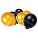Black & Gold Latex Ramadan & Eid Party Balloons (50 Pack)