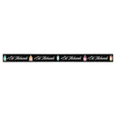 Black & Silver Eid Mubarak Ramadan Lantern Foil Banner - 2m