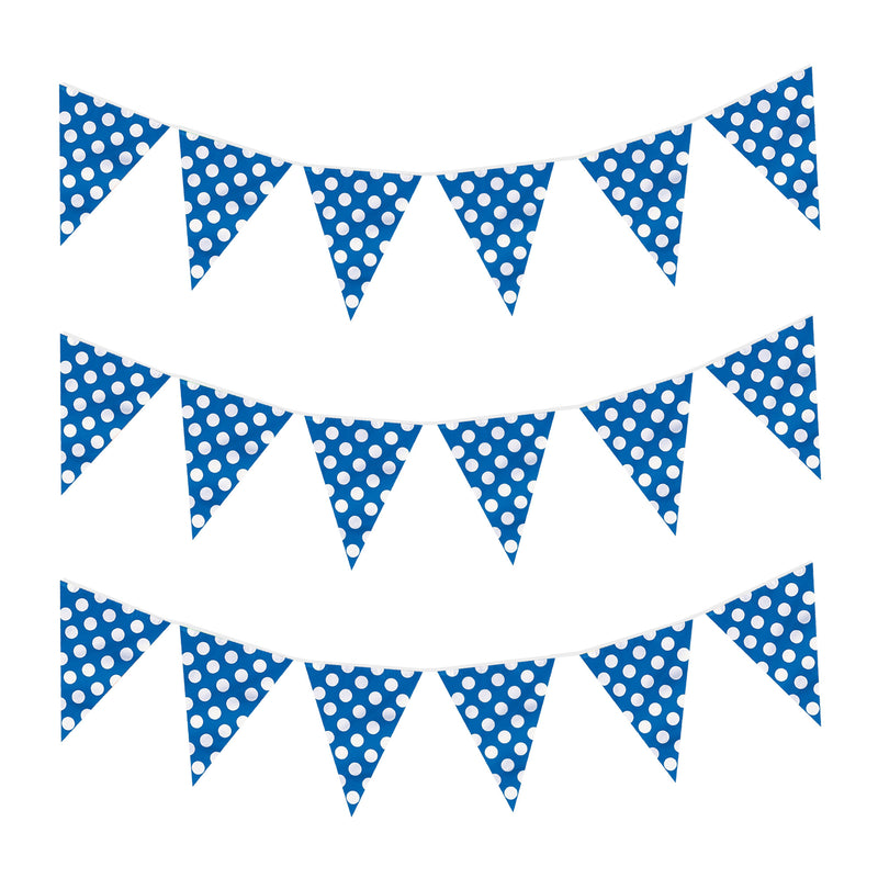 Blue Polka Dot Eid & Ramadan Celebration Bunting