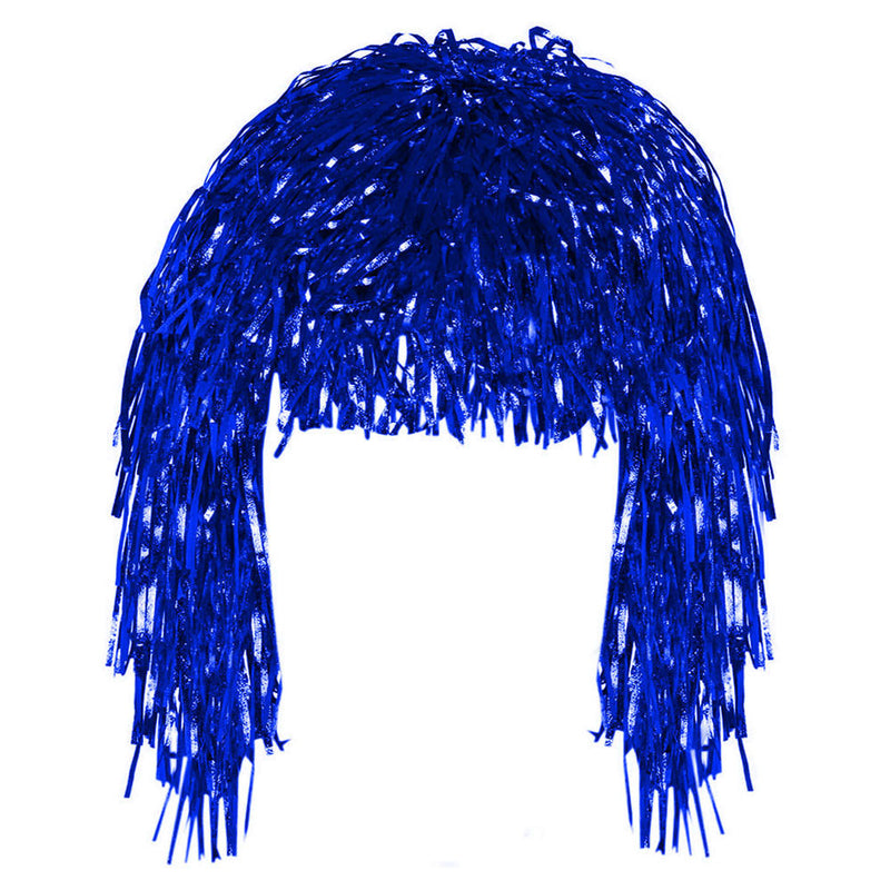 Blue Tinsel Eid Party Dress Up Wig