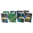 Pack of 8 Mini Art Deco Botanical Eid Cards