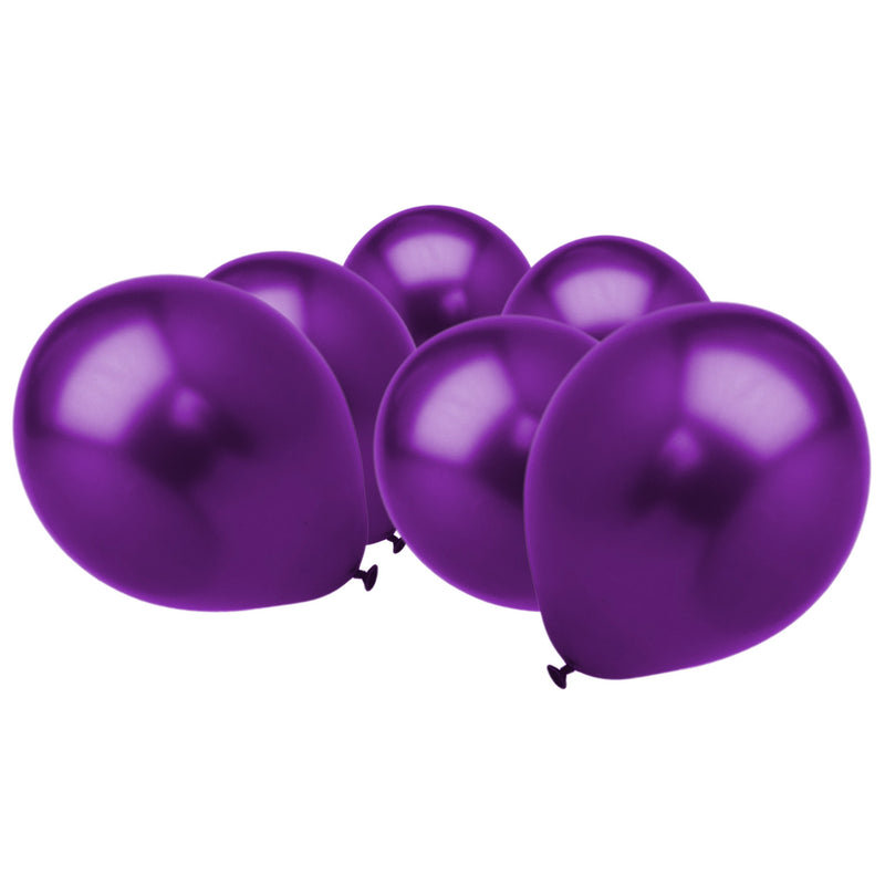 Metallic Cadbury's Purple Latex Eid Party Balloons (25 Pack)