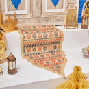 Palestine Embroidery Inspired Pattern Hessian Table Runner