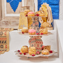 3-Tier Palestine Embroidery Inspired Cardboard Serving Stand