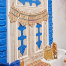 Palestine Embroidery Inspired Natural Hessian Pennant Bunting - 2m