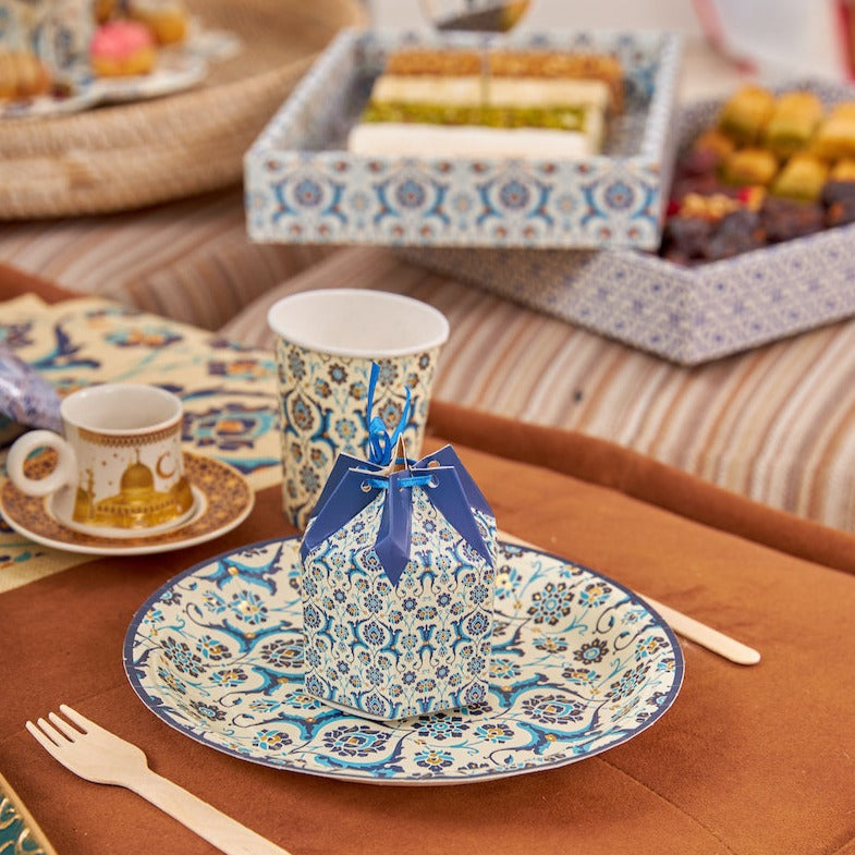 Blue Ottoman Gift & Treat Celebration Box  2 Pack