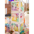 Pack of 3 White Eid Letter Transparent Boxes (25cm)