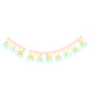 Multicolour 'Eid Mubarak' Bunting, Honeycombs & Wooden Lanterns Set (Set 22-16)