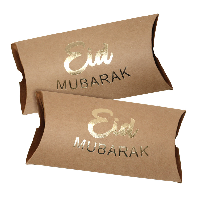 Pack of 12 Manilla Eid Mubarak Money & Sweets Cardboard Pouches