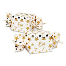 12 White & Metallic Gold Eid Star Cracker Gift Favour Boxes