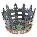Grey Felt Moon, Star & Mosque Gift Crown Shaped Baskets