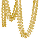 Gold Paper Hanging Flower Petal Garland Eid Party Decoration - 3 Metre