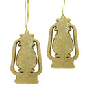 Gold Glitter Foam Lantern Eid & Ramadan Hanging Decorations