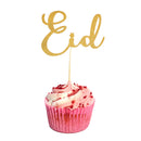 Pack of 20 Gold Glitter Eid Cocktail Sticks