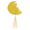 Pack of 20 Gold Glitter Crescent Moon & Mosque Cocktail Sticks