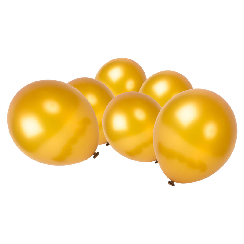 Metallic Gold Latex Balloons (20 Pack)