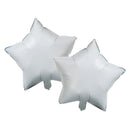 Pack of 2 Matte Grey Star Eid & Ramadan Foil Balloon (45cm)