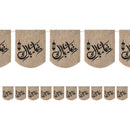 Hessian Arabic Ramadan Mubarak Round Edged Pennant Bunting - 2 meters