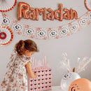Rose Gold 'Ramadan' Joined Foil Letter Balloon (132x32cm)