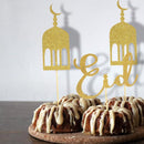 Pack of 20 Gold Glitter Mosque Cocktail Sticks