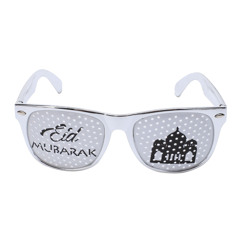 'Happy Eid' Star & Crescent Perforated Novelty Glasses