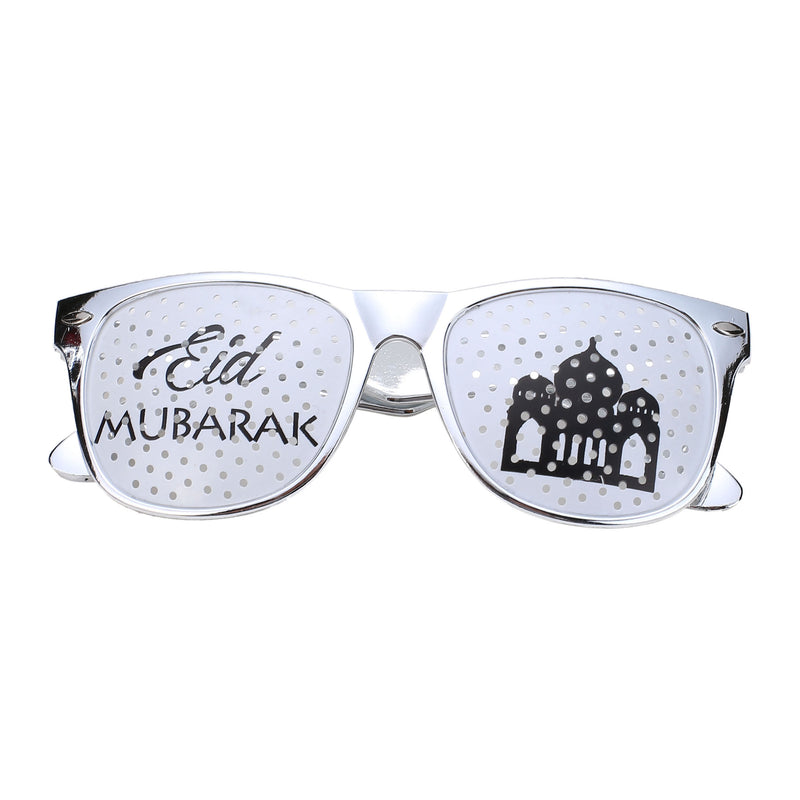 'Eid Mubarak' Mosque Perforated Novelty Glasses