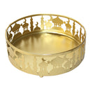 Set of 3 Gold Metal Eid Mubarak Ramadan Mosque Cut Out Cake / Treat Tins (757-7)
