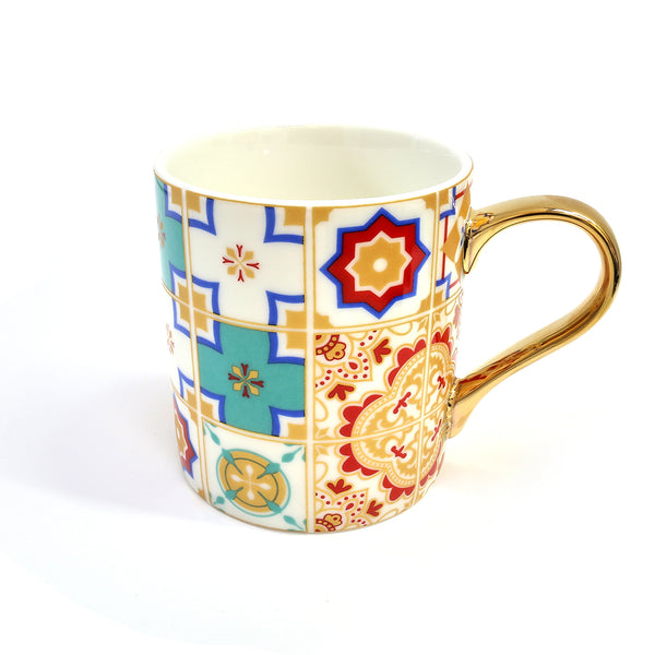 Mosaic Tile Style Ceramic Mug - M23-19