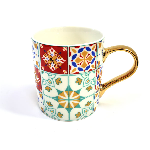 Mosaic Tile Style Ceramic Mug - M23-20