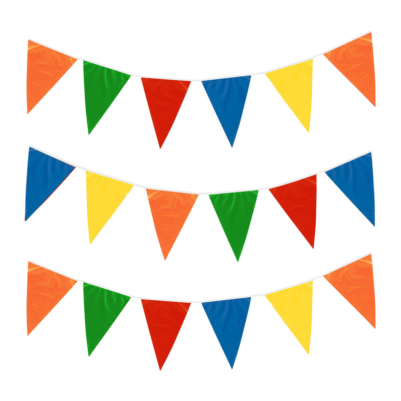 Plain Multicolour Plastic Eid Party Bunting