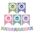 Ramadan Mubarak Multicolour Mosque Cutout Bunting & Balloon Set