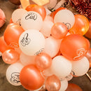 Rose Gold & White Eid Calligraphy Balloons (12 Pack)