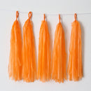 Orange Paper Hanging Tassels Eid & Ramadan Decoration