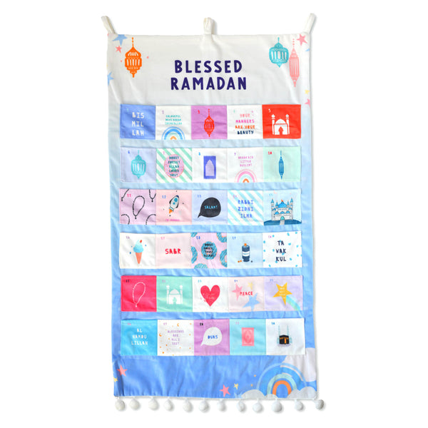 Multicolour Patchwork Pocket Ramadan Advent Calendar